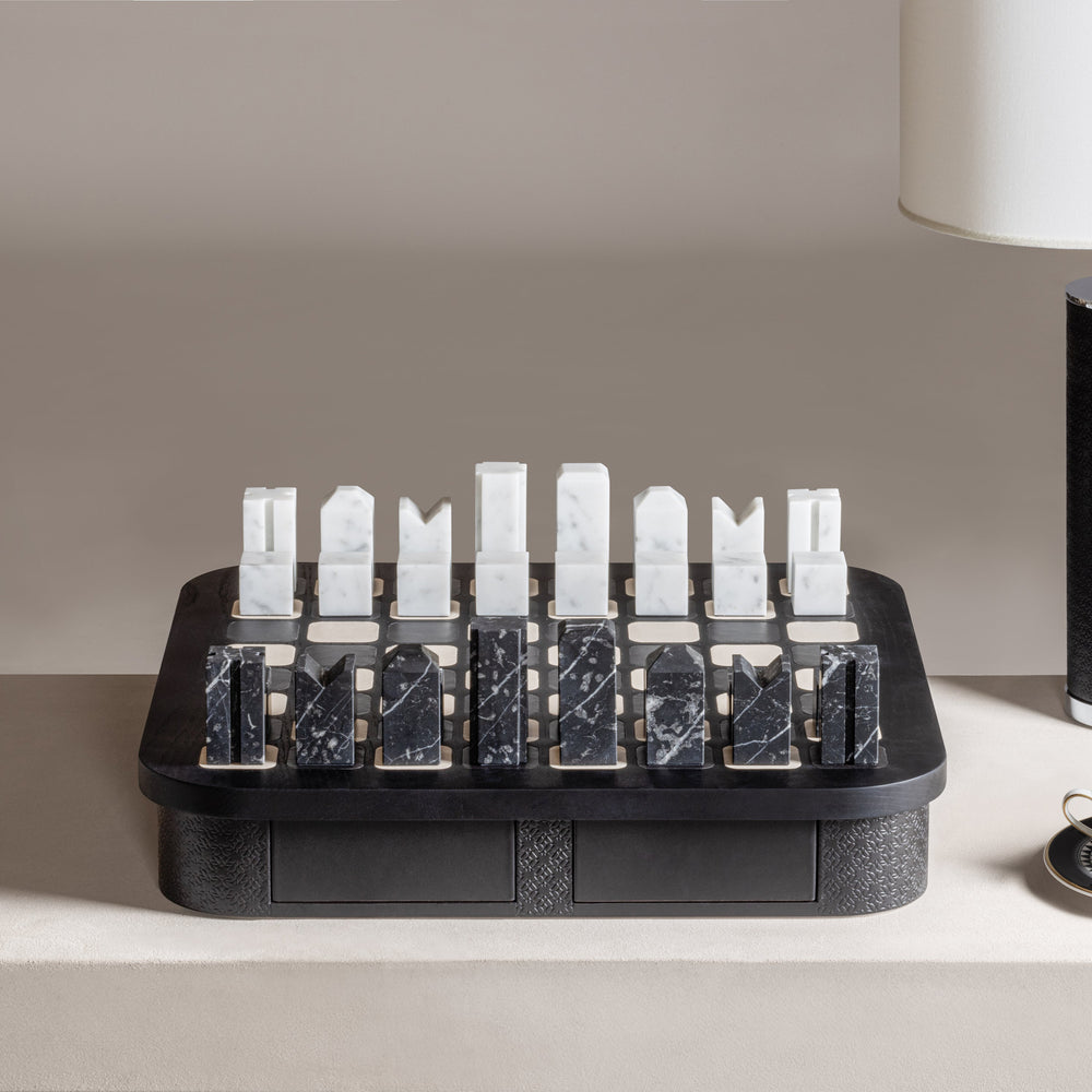 Giobagnara x Elie Saab Monogram Big Chess Game Set