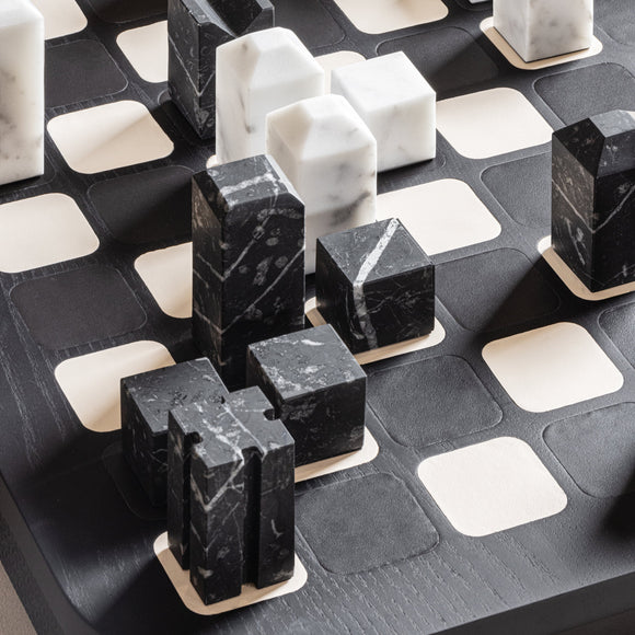 Giobagnara x Elie Saab Monogram Big Chess Game Set