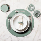 Giobagnara x Elie Saab Monogram Coaster Set with Holder