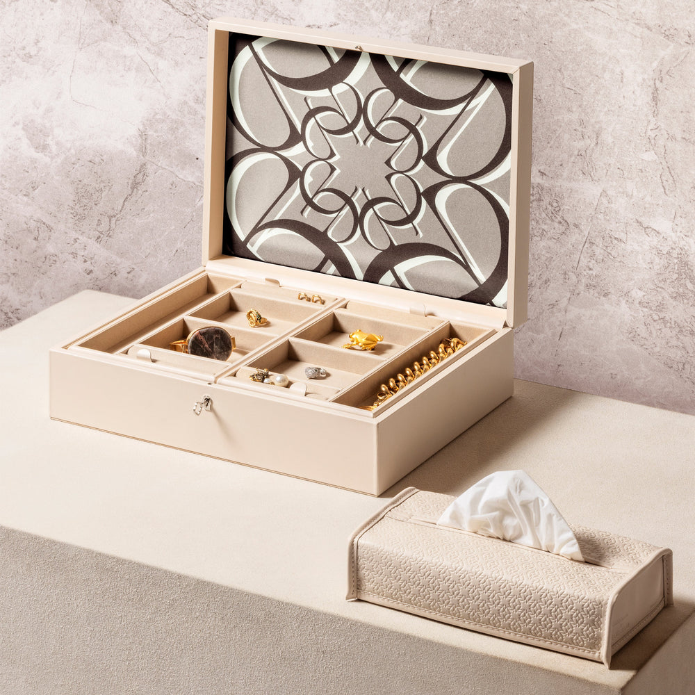 Giobagnara x Elie Saab Monogram Tissue Holder