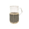 Pigment France Marseille Glass Pitcher  option Mud / Small: 7.3 in height