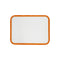 Pigment France Rochelle Rectangular Placemat  option G05 White/ST38 Mango