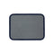 Pigment France Rochelle Rectangular Placemat  option G19 Graphite/ST12 Royal Blue