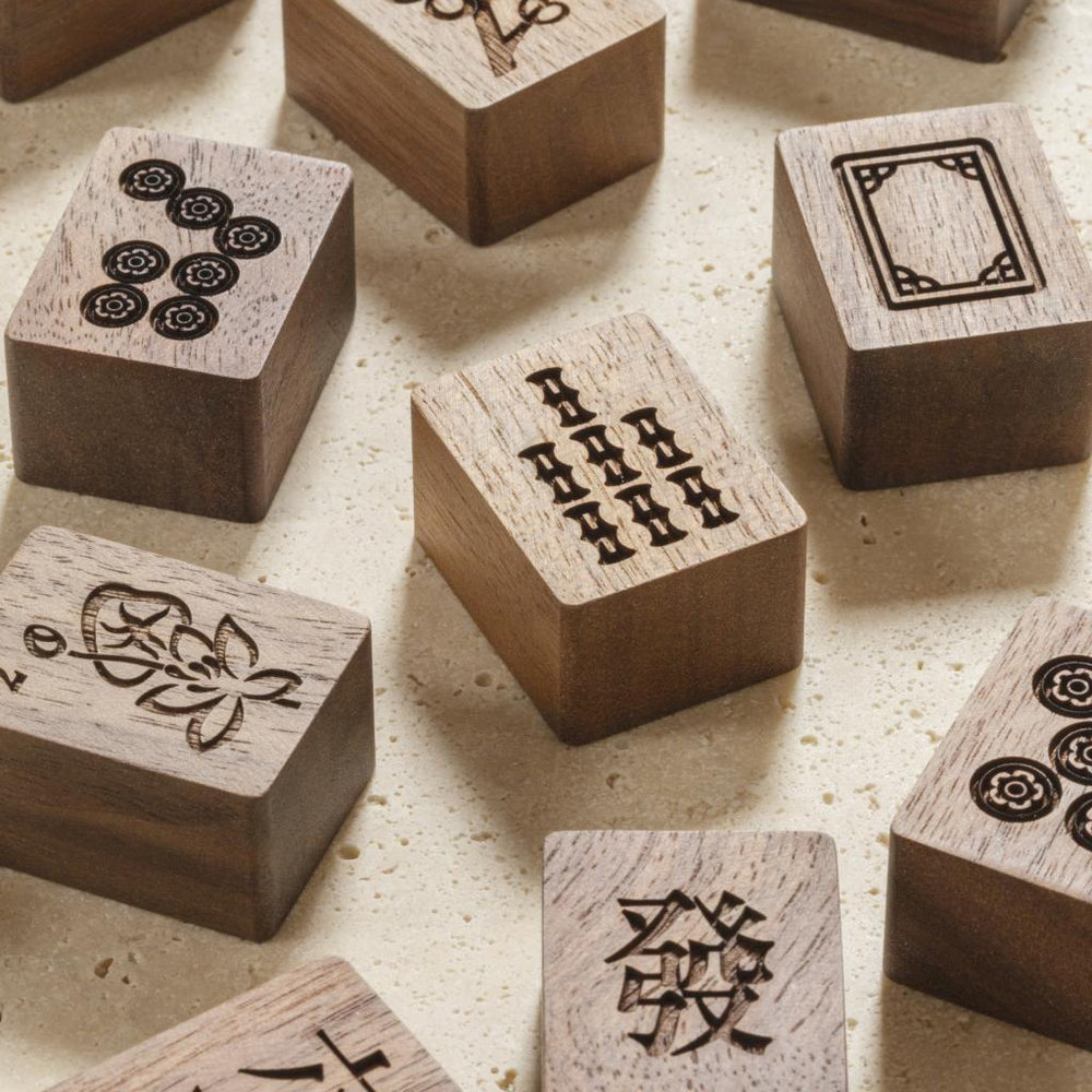 Giobagnara x Poltrona Frau Mahjong Game Set