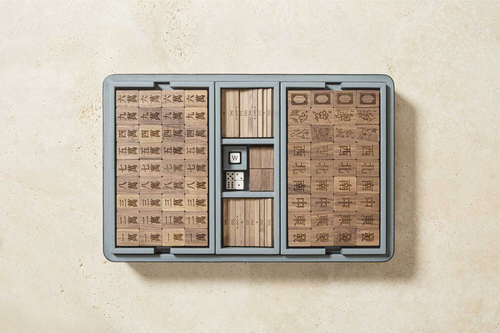 Giobagnara x Poltrona Frau Mahjong Game Set
