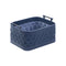 Giobagnara x Rabitti 1969 Ravenna Basket  option RB12 Navy Blue / Rectangular Low/Small: 17.9 in W x 9.8 in H