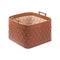 Giobagnara x Rabitti 1969 Ravenna Basket  option RB24 Cognac / Square Tall/Large: 18.9 in W x 13.6 in H