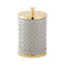 Riviere Alghero Handwoven Trinket Box  option RV18 Grey/Gold