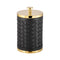 Riviere Alghero Handwoven Trinket Box  option RV20 Black/Gold