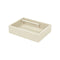 Riviere Diana Handwoven Closet Storage Box  option RV06 Ivory / Gold