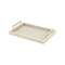 Giobagnara x Riviere Diana Handwoven Tray  option RV06 Ivory/Gold