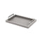 Giobagnara x Riviere Diana Handwoven Tray  option RV18 Grey/Chrome
