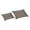 Jack Rectangular Leather Valet Tray (Set of 2)  option G21 Mud