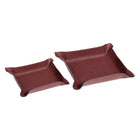 Jack Rectangular Leather Valet Tray (Set of 2)