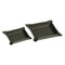 Jack Rectangular Leather Valet Tray (Set of 2)  option X02 Loden Green