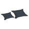 Jack Rectangular Leather Valet Tray (Set of 2)  option X12 Royal Blue