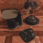 Kelly Wearstler Maris Marble Coaster Set and Holder
