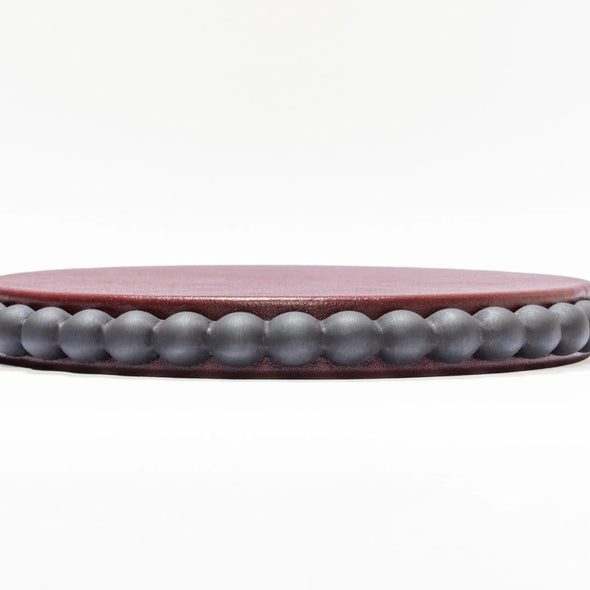 Perla Round Coaster Set and Holder