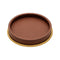 Perla Round Valet Tray  option G82 Rust / Brass
