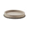 Perla Round Valet Tray  option H06 Ivory / Bronze