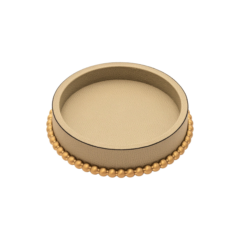 Perla Round Valet Tray Set