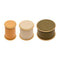 Perla Trinket Box Set  option G07 Sand and G06 Ivory and G98 Olive Green / Brass