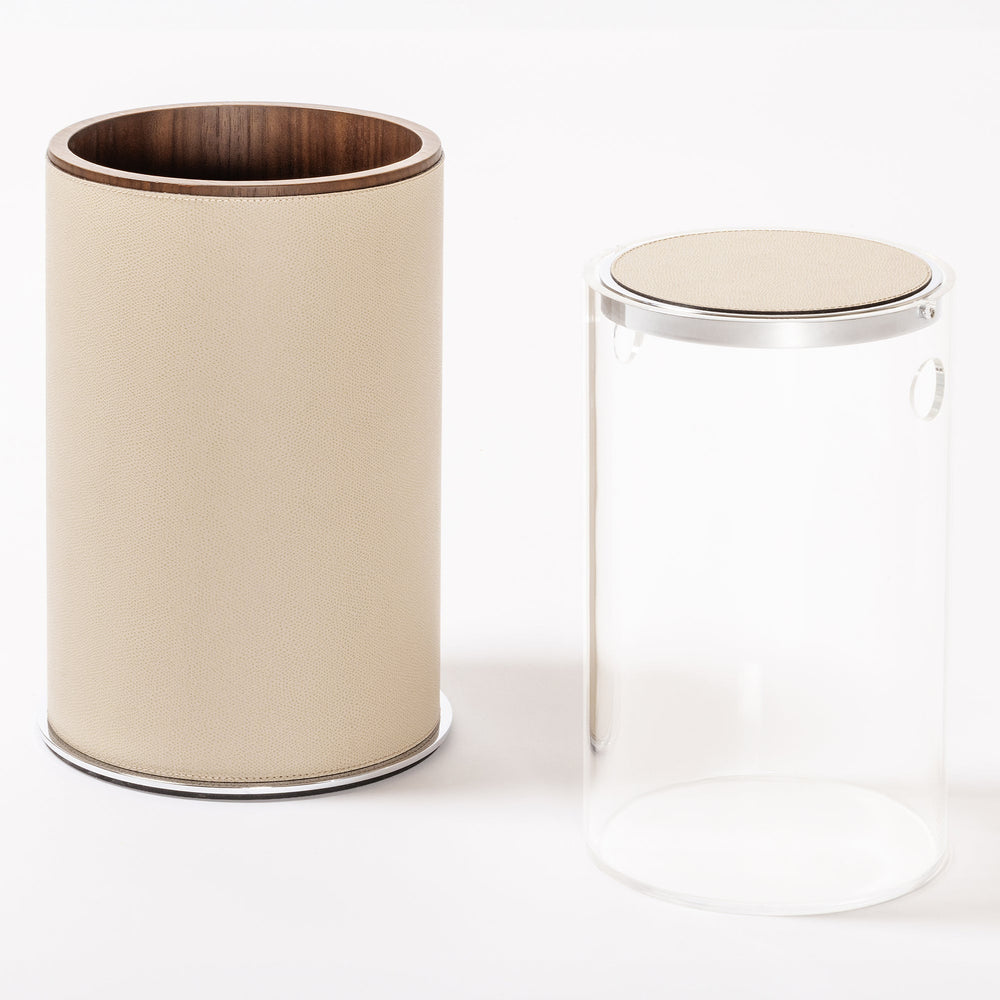 Positano Round Bin with Tilting Lid