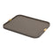Puccini Rectangular Tray  option G24 Smoke/Brass / Large: 19.3 in width