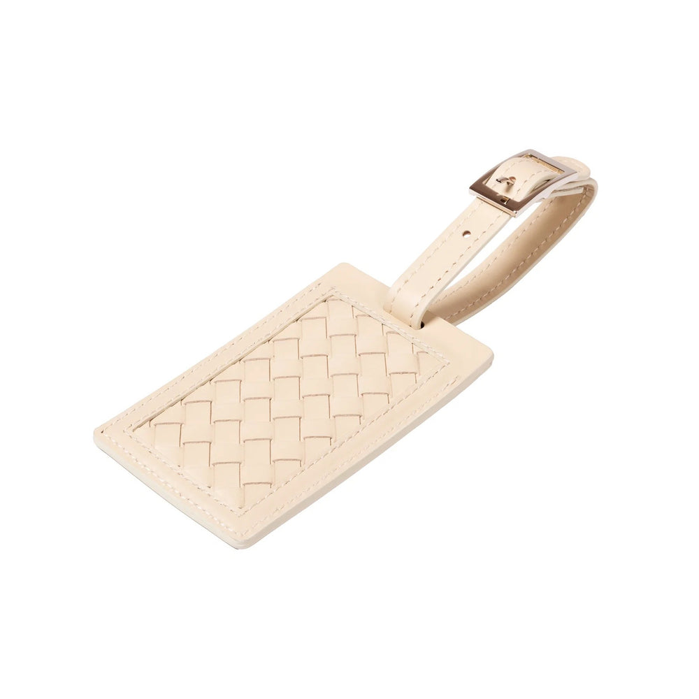 Riviere Handwoven Leather Passport Holder and Luggage Tag