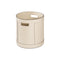 Storage Basket with Handle  option G06 Ivory / Small Low: 14.6 in Dia x 15.6 in H