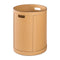 Storage Basket with Handle  option G07 Sand / Large Tall: 18.3 in Dia x 23.4 in H