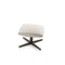 Clori Pouf  option 5233 Duchessa Neve / Saddle Milky Leather