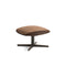 Clori Pouf  option 9249 Pelle Anilina Sense Tufo Leather / Natural Canaletto Walnut
