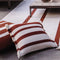 Nisida Outdoor Throw Pillow  option Ivory/Terracotta