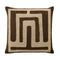 Carthago Beaded Latch Throw Pillow  option Rust