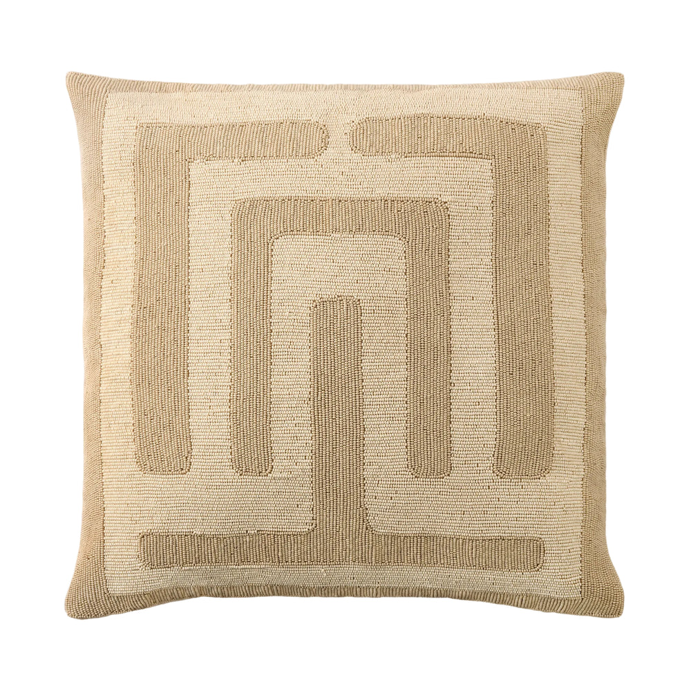 Carthago Beaded Latch Throw Pillow