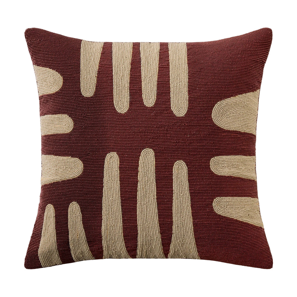 Carthago Beaded Pass Throw Pillow