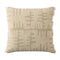 Duafe Beaded Throw Pillow  option Sand