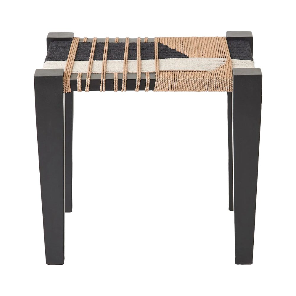 Fiori Jute Low Stool