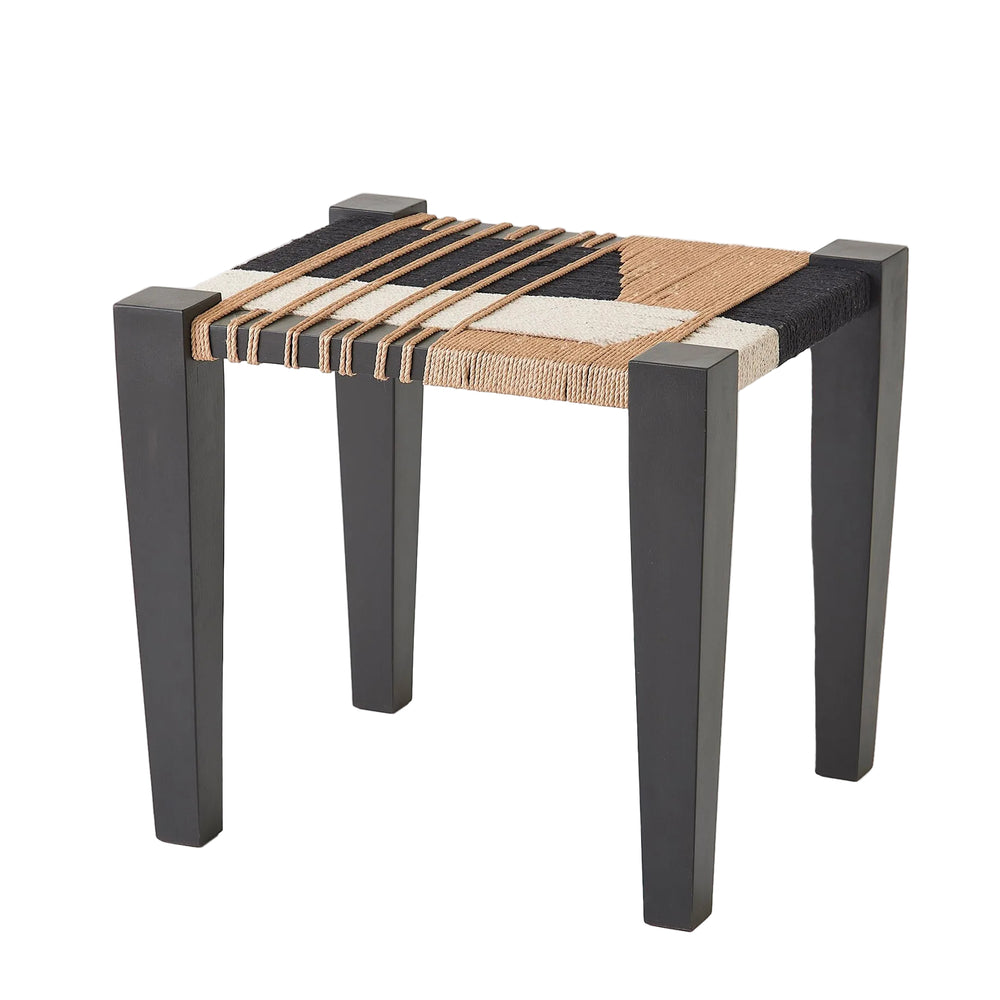 Fiori Jute Low Stool