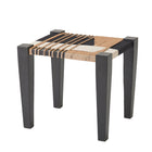 Fiori Jute Low Stool