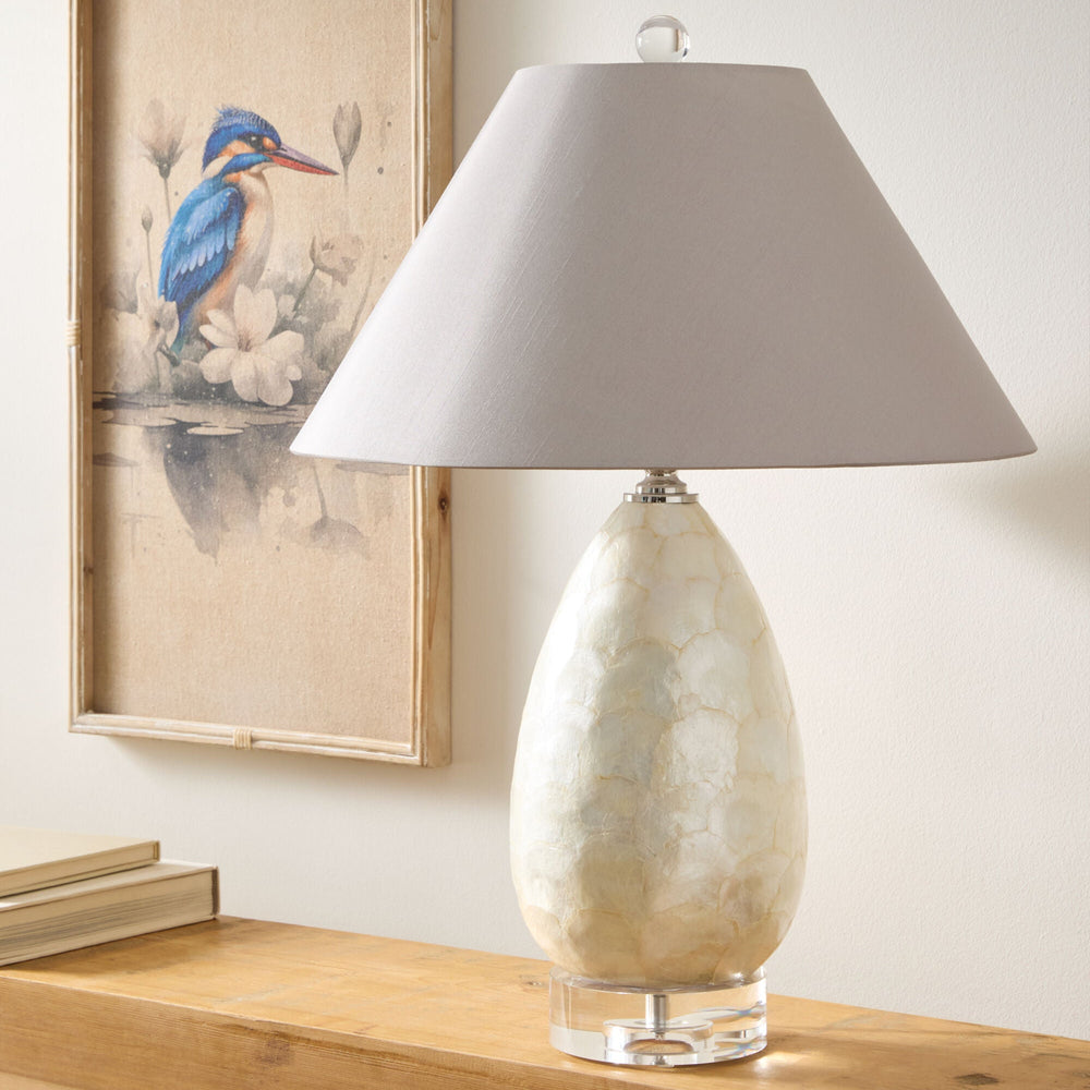 Lydia Abalone Shell Scaled Accent Table Lamp
