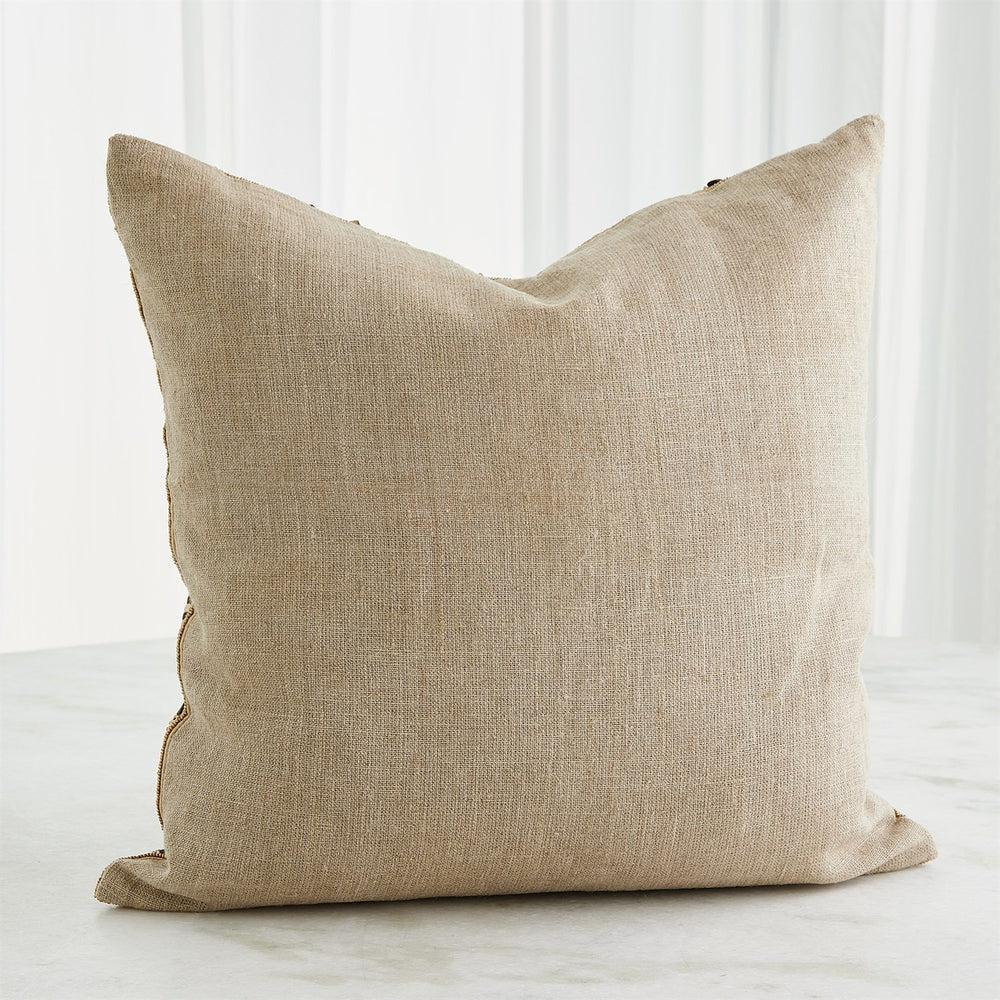 Roman Beaded Throw Pillow