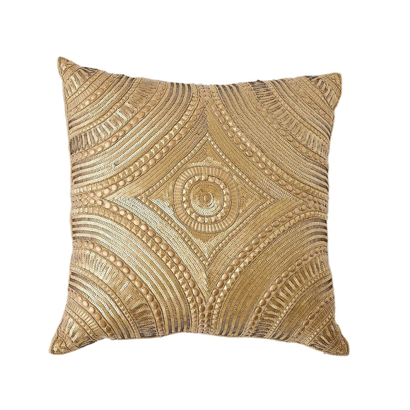 Roman Beaded Throw Pillow