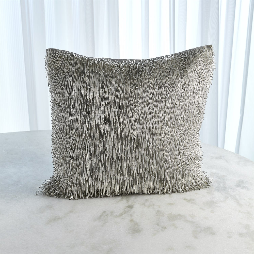 Shimmy Fringe Throw Pillow