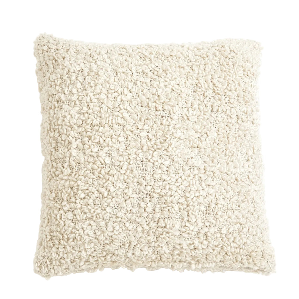 Textured Boucle Throw Pillow
