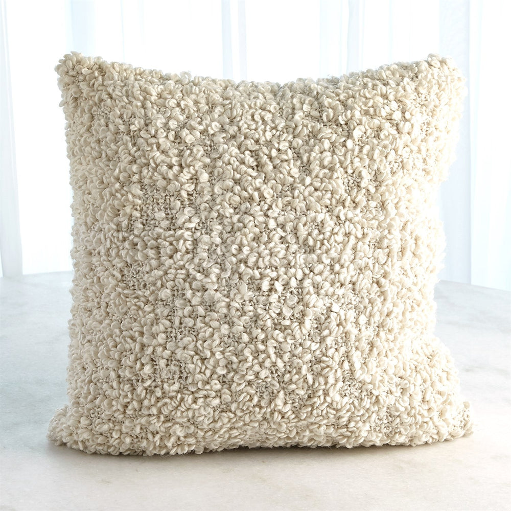 Textured Boucle Throw Pillow