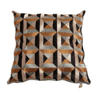 Triangle Marquetry Throw Pillow