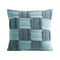 Plicare Velvet Woven Pillow  option Bluish Gray