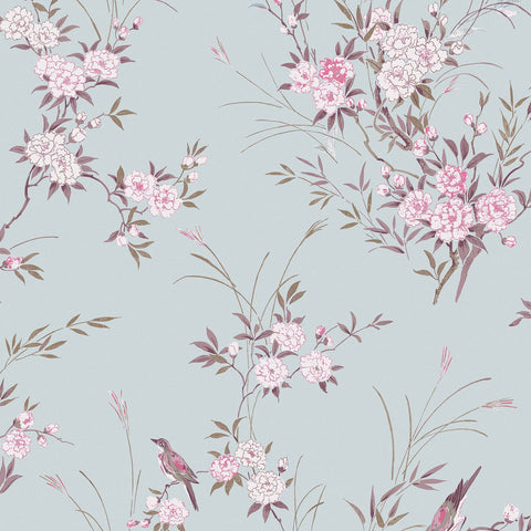 Bird Chinoiserie Wallpaper